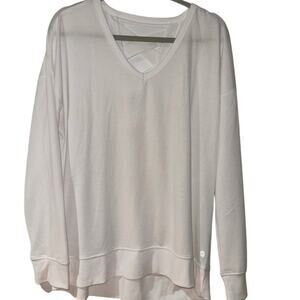 Balance Collection White Long Sleeve Top XL